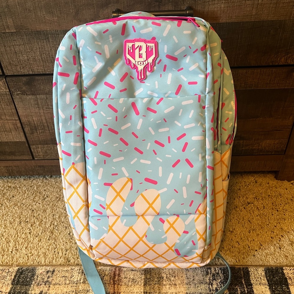 Light Blue and Yellow Kids Backpack